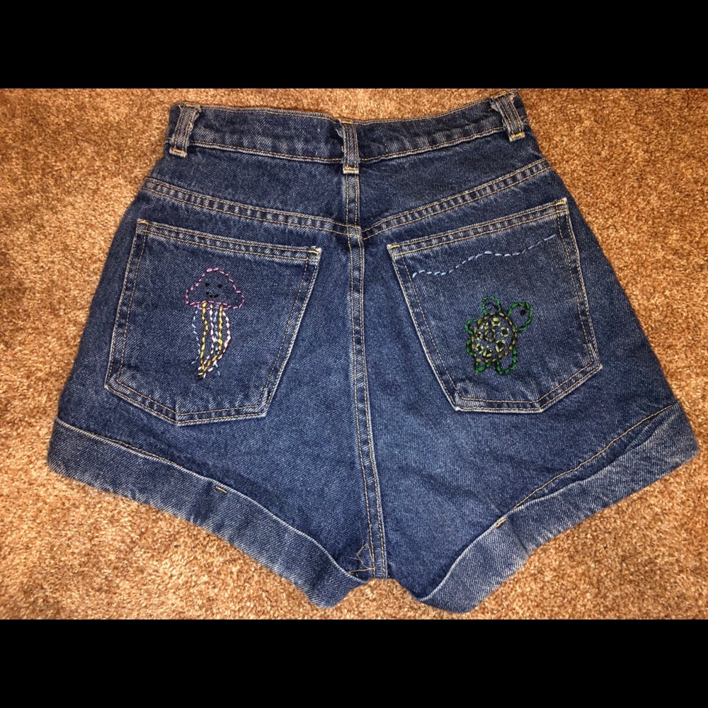 High-Waisted Jean Shorts